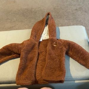 9-12 month fuzzy fox jacket!